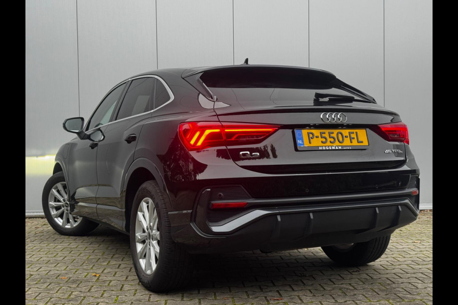 Audi Q3 Sportback 45TFSIe ADVANCE EDITION ADAPTIVE CRUISE CARPLAY EERSTE EIGENAAR NAP BTW Audi Q3 Sportback 45TFSIe ADVANCE EDITION ADAPTIVE CRUISE CARPLAY EERSTE EIGENAAR NAP BTW