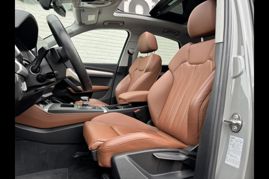 Audi Q5 Sportback 50 TFSI e Quattro S edition Competition Adaptive cruise Climate control Matrix LED Leer Panoramadak B&O Navi