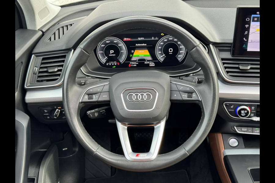 Audi Q5 Sportback 50 TFSI e Quattro S edition Competition Adaptive cruise Climate control Matrix LED Leer Panoramadak B&O Navi