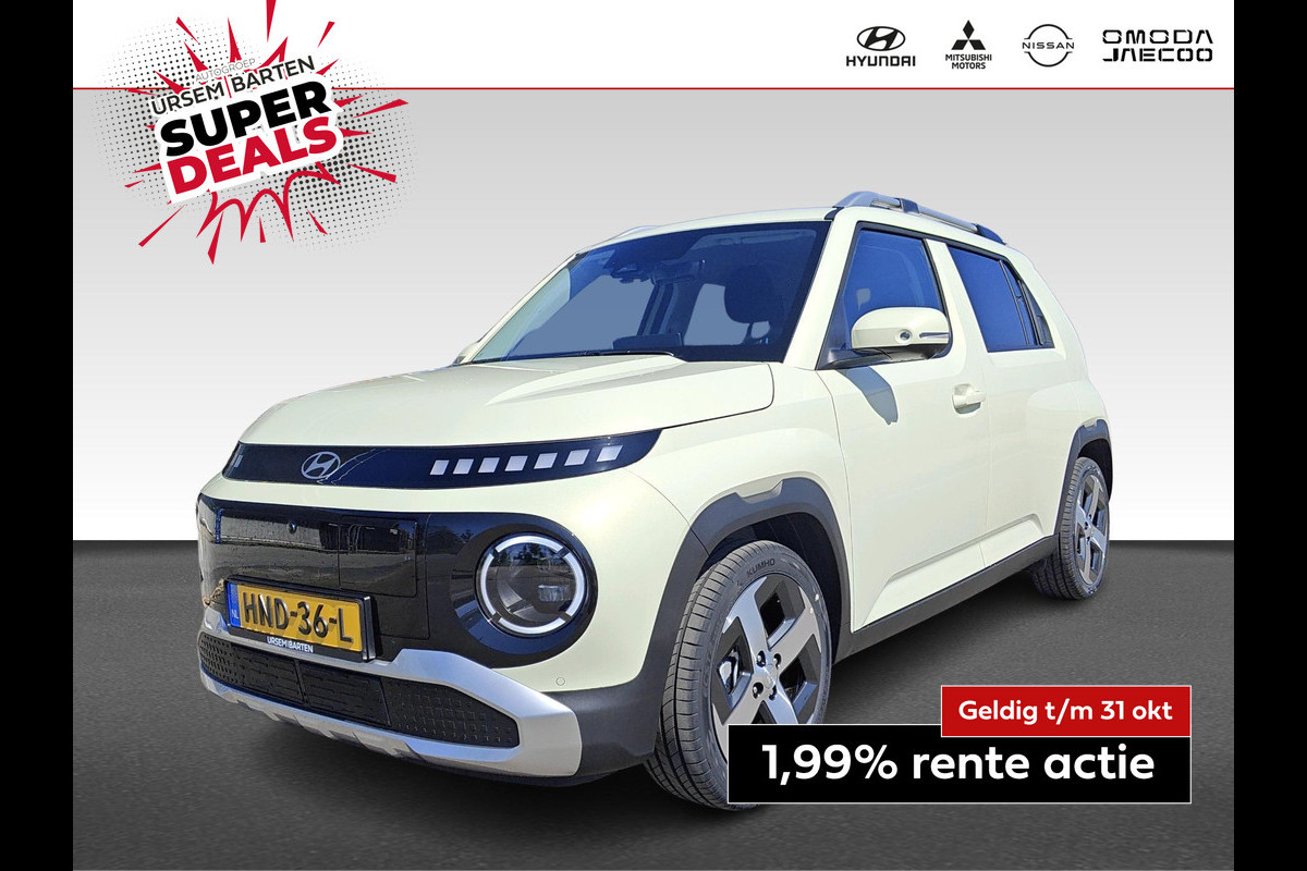 Hyundai Inster Evolve Sky Plus 49 kWh | Schuif / kanteldak | Naviagatie | Stoel en Stuur verwarming Hyundai Inster Evolve Sky Plus 49 kWh | Schuif / kanteldak | Naviagatie | Stoel en Stuur verwarming