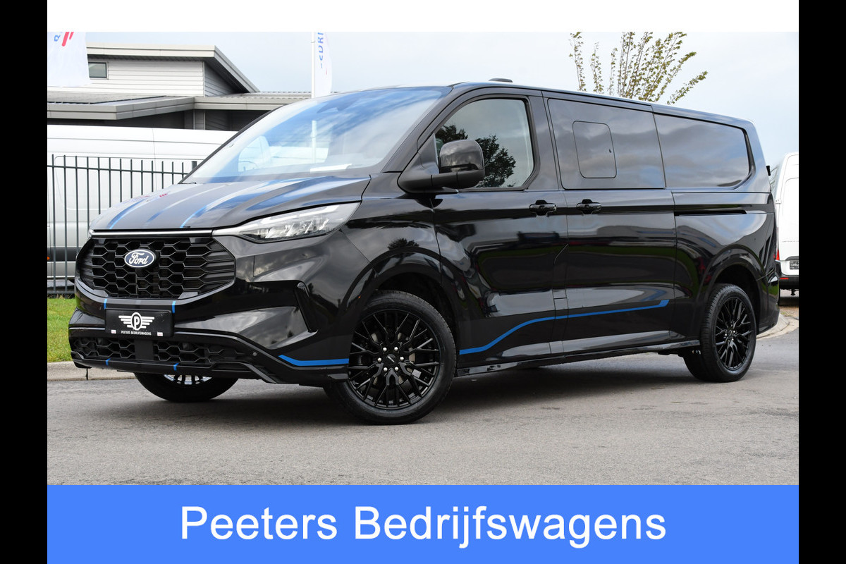 Ford Transit Custom 320 2.0 TDCI L2H1 Sport DC Black Edition Virtual, Adaptieve Cruise, Carplay, LED, 2 x Schuifdeur, 170pk, Stoelverwarming, Sensoren, BOM VOL! Ford Transit Custom 320 2.0 TDCI L2H1 Sport DC Black Edition Virtual, Adaptieve Cruise, Carplay, LED, 2 x Schuifdeur, 170pk, Stoelverwarming, Sensoren, BOM VOL!