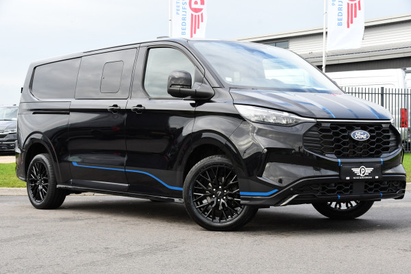 Ford Transit Custom 320 2.0 TDCI L2H1 Sport DC Black Edition Virtual, Adaptieve Cruise, Carplay, LED, 2 x Schuifdeur, 170pk, Stoelverwarming, Sensoren, BOM VOL! Ford Transit Custom 320 2.0 TDCI L2H1 Sport DC Black Edition Virtual, Adaptieve Cruise, Carplay, LED, 2 x Schuifdeur, 170pk, Stoelverwarming, Sensoren, BOM VOL!