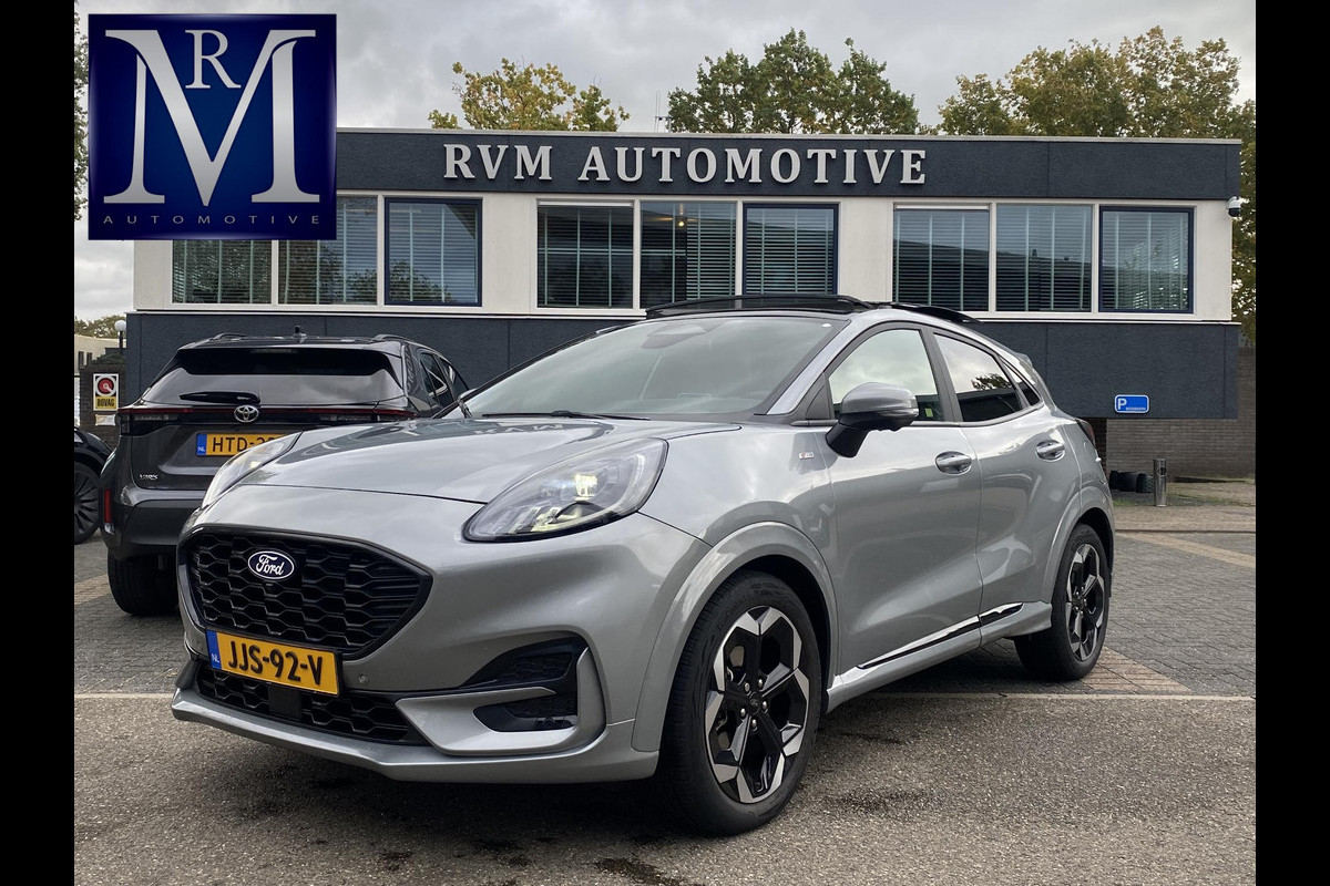 Ford Puma ST-line X 155pk BOMVOL!!| WINTERPACK VERW. VOORRUIT | ELEK. PANORAMDAK| B&O | ELEK. ACHTERKLEP| 360 CAM| STOEL + STUUR VERW. | Ford Puma ST-line X 155pk BOMVOL!!| WINTERPACK VERW. VOORRUIT | ELEK. PANORAMDAK| B&O | ELEK. ACHTERKLEP| 360 CAM| STOEL + STUUR VERW. |
