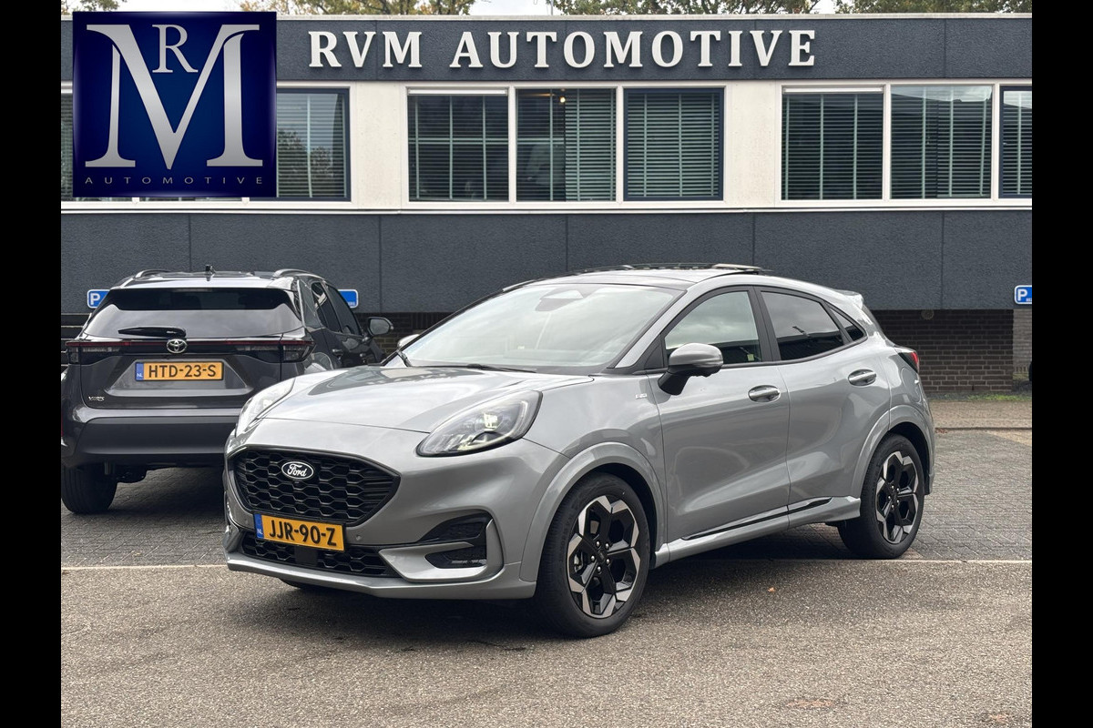 Ford Puma ST-line X 155PK BOMVOL!!| WINTERPACK VERW. VOORRUIT | ELEK. PANORAMDAK| B&O | ELEK. ACHTERKLEP| 360 CAM| STOEL + STUUR VERW. | Ford Puma ST-line X 155PK BOMVOL!!| WINTERPACK VERW. VOORRUIT | ELEK. PANORAMDAK| B&O | ELEK. ACHTERKLEP| 360 CAM| STOEL + STUUR VERW. |