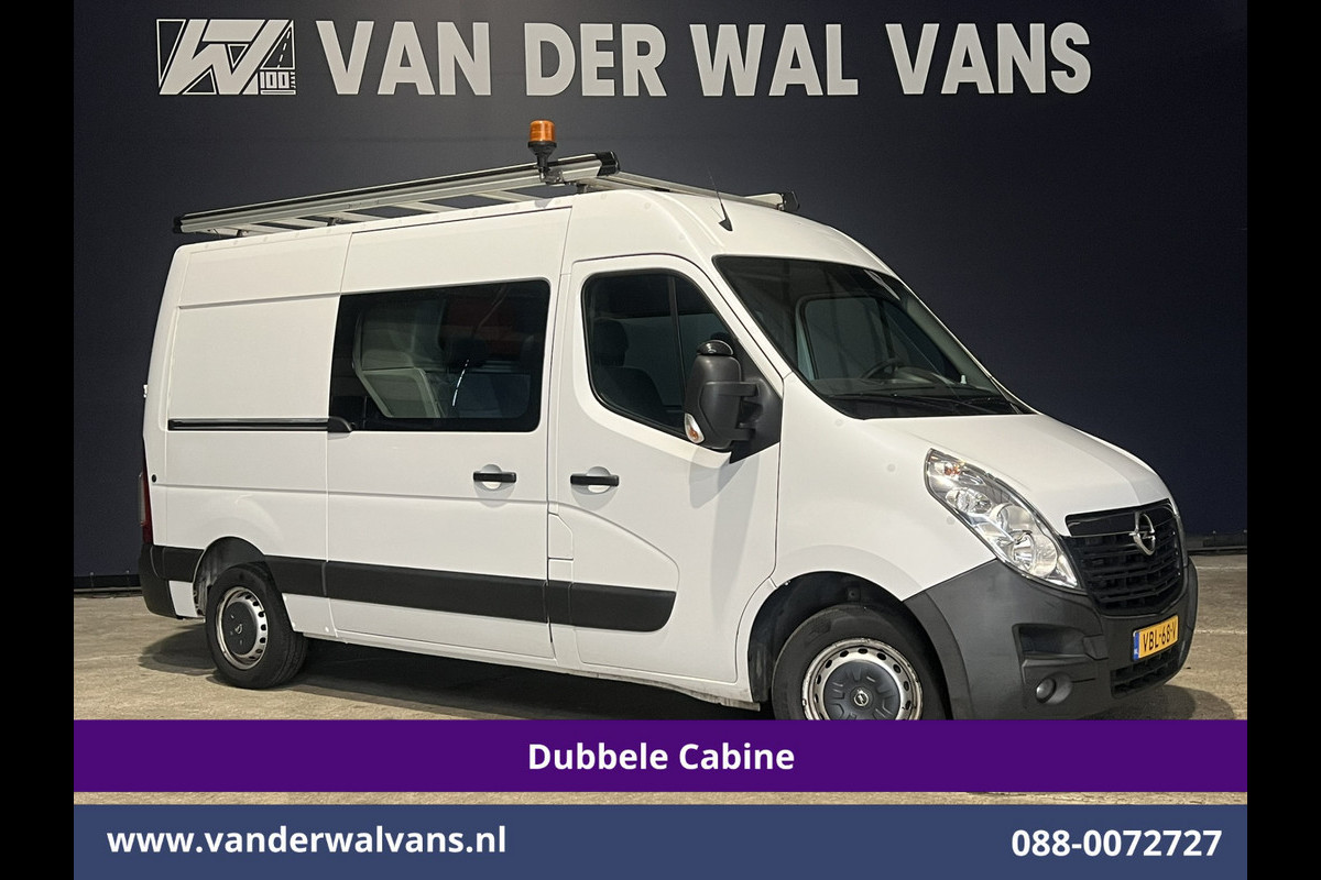 Opel Movano 2.3 Turbo 146pk L2H2 Dubbele cabine Euro6 Airco | Imperiaal | Omvormer | 2500kg Trekhaak Navigatie, Camera, Cruisecontrol, Parkeersensoren, 5-zits Opel Movano 2.3 Turbo 146pk L2H2 Dubbele cabine Euro6 Airco | Imperiaal | Omvormer | 2500kg Trekhaak Navigatie, Camera, Cruisecontrol, Parkeersensoren, 5-zits