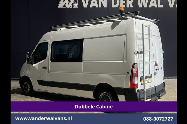 Opel Movano 2.3 Turbo 146pk L2H2 Dubbele cabine Euro6 Airco | Imperiaal | Omvormer | 2500kg Trekhaak Navigatie, Camera, Cruisecontrol, Parkeersensoren, 5-zits