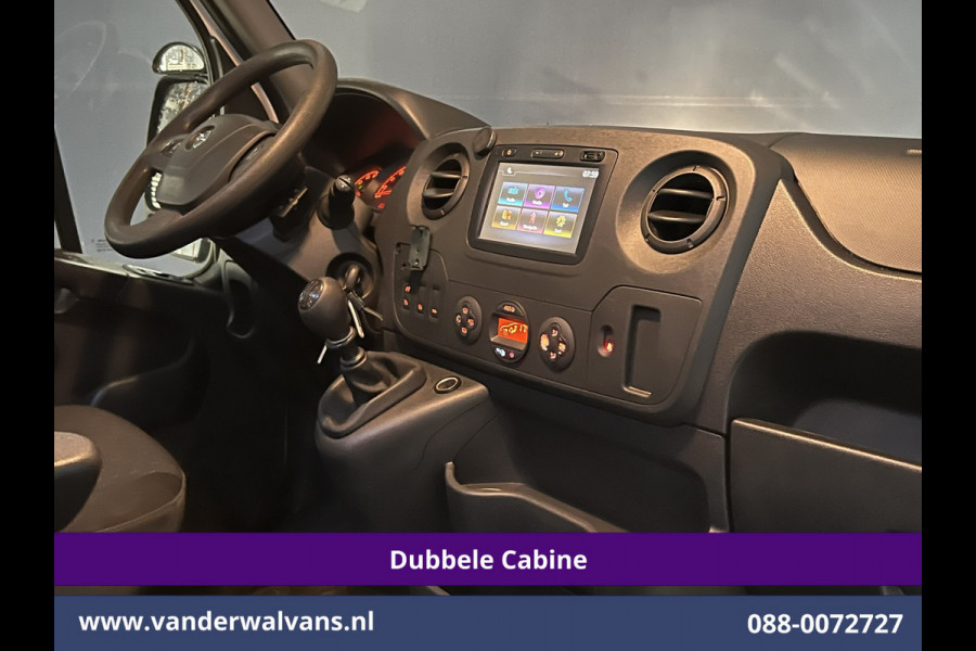 Opel Movano 2.3 Turbo 146pk L2H2 Dubbele cabine Euro6 Airco | Imperiaal | Omvormer | 2500kg Trekhaak Navigatie, Camera, Cruisecontrol, Parkeersensoren, 5-zits