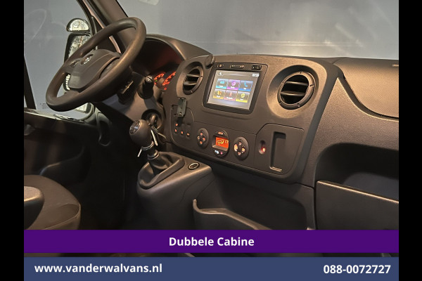 Opel Movano 2.3 Turbo 146pk L2H2 Dubbele cabine Euro6 Airco | Imperiaal | Omvormer | 2500kg Trekhaak Navigatie, Camera, Cruisecontrol, Parkeersensoren, 5-zits