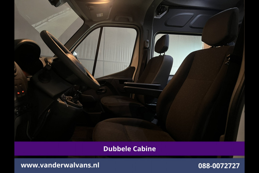 Opel Movano 2.3 Turbo 146pk L2H2 Dubbele cabine Euro6 Airco | Imperiaal | Omvormer | 2500kg Trekhaak Navigatie, Camera, Cruisecontrol, Parkeersensoren, 5-zits