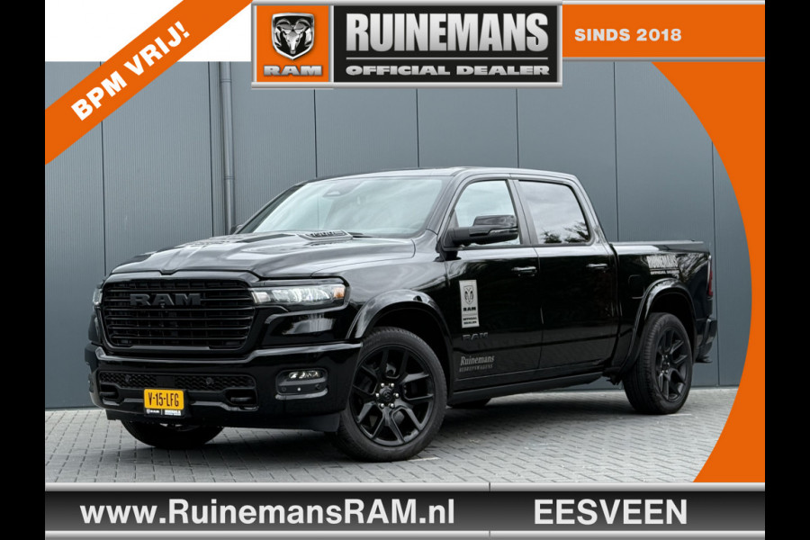 Dodge Ram 1500 3.0 420 PK LARAMIE PREMIUM / DEMO KORTING RIJKLAAR MET LPG! / HURRICANE / 2025 MODEL / NIGHT EDITION / LUCHTVERING / PANO /