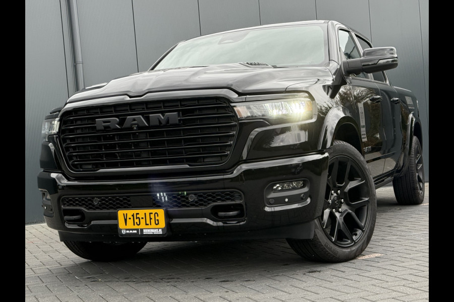 Dodge Ram 1500 3.0 420 PK LARAMIE PREMIUM / DEMO KORTING RIJKLAAR MET LPG! / HURRICANE / 2025 MODEL / NIGHT EDITION / LUCHTVERING / PANO /