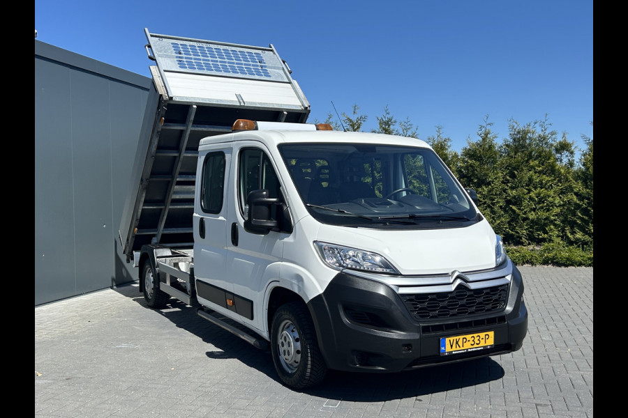 Citroën Jumper 2.2 BlueHDi 141 PK EURO 6 / L4 MAXI / KIPPER / 7 PERS / DUBBELE CABINE / PICK UP / 2.5 TONS TREKHAAK / LED Citroën Jumper 2.2 BlueHDi 141 PK EURO 6 / L4 MAXI / KIPPER / 7 PERS / DUBBELE CABINE / PICK UP / 2.5 TONS TREKHAAK / LED