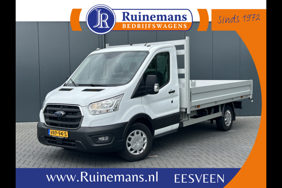 Ford Transit 350 2.0 TDCI 130 PK WB 395 / 4.408 KM !! / LANGE UITVOERING PICK UP / 1e EIG. / AIRCO / CRUISE / 2.800 KG AHG