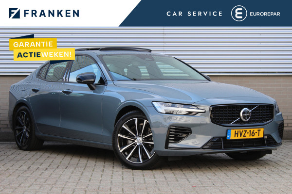 Volvo S60 2.0 Recharge T8 AWD Ultimate Dark | Schuif/Kantel dak | Head-up | H/K | BLIS | Leder | Pilot Assist