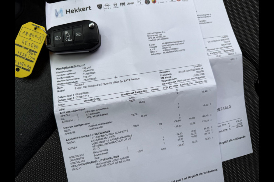 Peugeot Expert 231L 2.0 BlueHDI automaat 180pk Premium Pack, CarPlay, Xenon Peugeot Expert 231L 2.0 BlueHDI automaat 180pk Premium Pack, CarPlay, Xenon