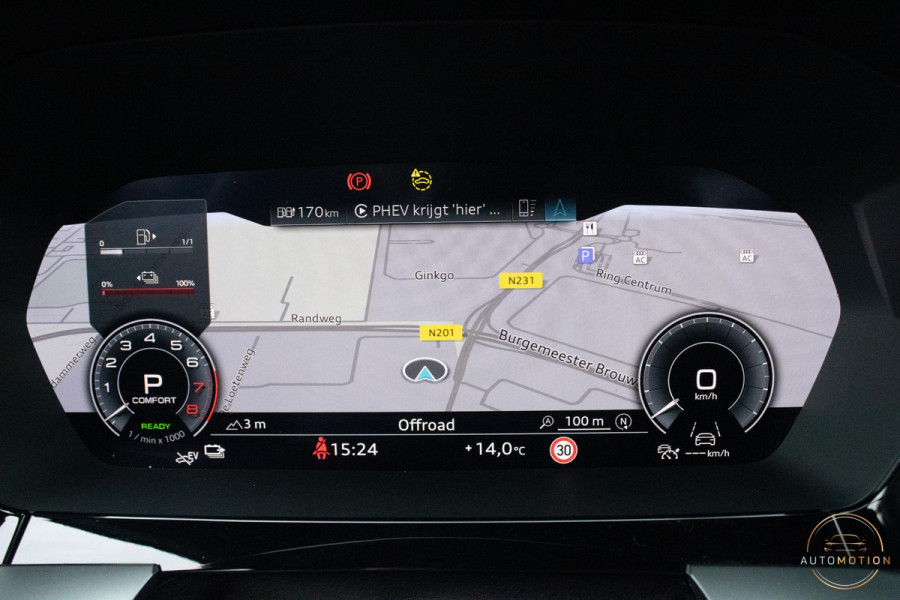 Audi A3 Sportback 40 TFSIe S Comp. S3 PANO B&O S line Camera Dode hoek Audi A3 Sportback 40 TFSIe S Comp. S3 PANO B&O S line Camera Dode hoek