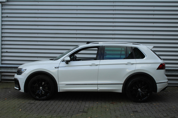 Volkswagen Tiguan 2.0 TSI 221pk 4Motion R Line NL-Auto NAP Panoramadak Clima Cruise Navi Carplay 360 Camera Leder HUD 20"LMV
