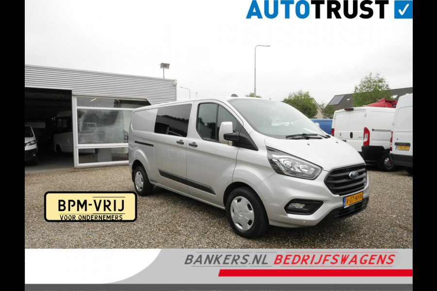 Ford Transit Custom 2.0 TDCI 130PK, L2H1, Dubbel Cabine, Airco