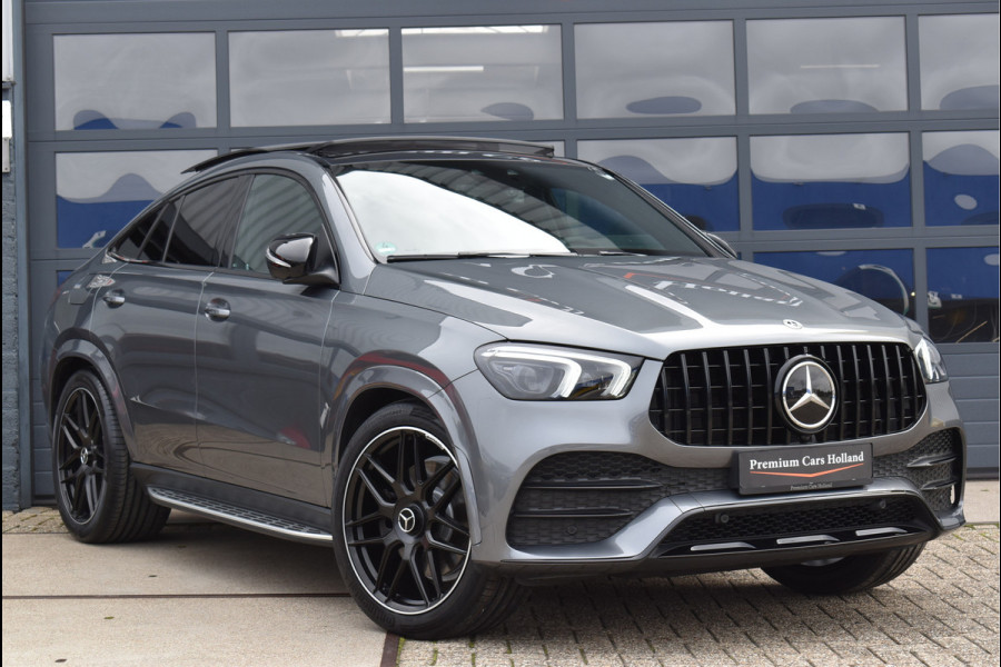Mercedes-Benz GLE Coupé 350 e 4MATIC AMG Pano Carbon Luchtvering Leder 360 Camera Multibeam Navi Burmester 63 AMG