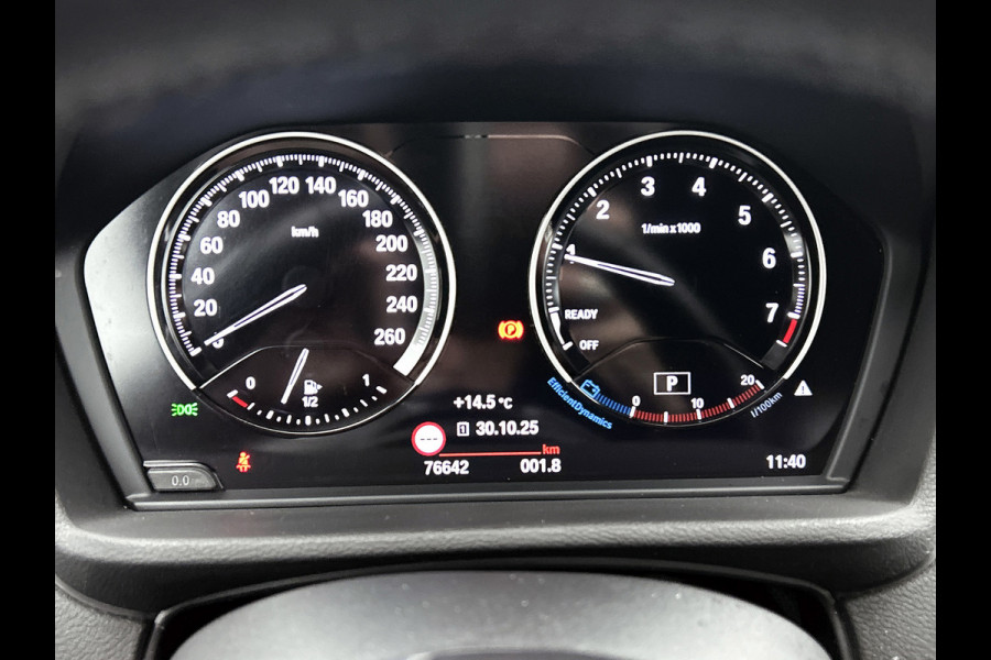 BMW X1 SDrive18i High Executive Edition Automaat (GROOT-NAVIGATIE, CAMERA, STOELVERWARMING, ELEKT. STOELEN, SFEERVERLICHTING)