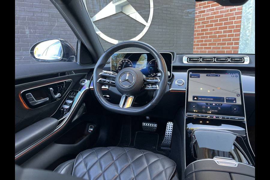 Mercedes-Benz S-Klasse 580 e 4MATIC Lang AMG Line panoramadak vol vol 4 wiel stuur Mercedes-Benz S-Klasse 580 e 4MATIC Lang AMG Line panoramadak vol vol 4 wiel stuur