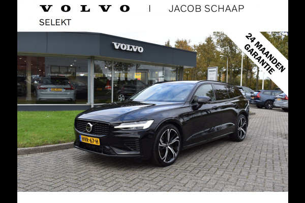 Volvo V60 T6 AWD 350PK Plug-in Hybrid Plus Dark | Lighting | 360 Camera | Harman/Kardon | 19"LMV | Leder | Stuurverwarming