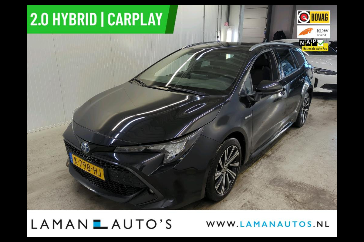 Toyota Corolla Touring Sports 2.0 Hybrid 184pk Business Plus | CarPlay Halfleder 17" LMV ECC LED ACC Camera Metallic | Hybrid Voorschoten