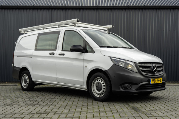 Mercedes-Benz Vito 114 CDI Lang | Automaat | Imperiaal | Camera | Navi | L+R Zijschuifdeur | Cruise | Airco | PDC | Euro 6 Mercedes-Benz Vito 114 CDI Lang | Automaat | Imperiaal | Camera | Navi | L+R Zijschuifdeur | Cruise | Airco | PDC | Euro 6