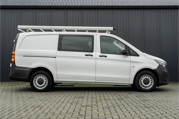 Mercedes-Benz Vito 114 CDI Lang | Automaat | Imperiaal | Camera | Navi | L+R Zijschuifdeur | Cruise | Airco | PDC | Euro 6 Mercedes-Benz Vito 114 CDI Lang | Automaat | Imperiaal | Camera | Navi | L+R Zijschuifdeur | Cruise | Airco | PDC | Euro 6
