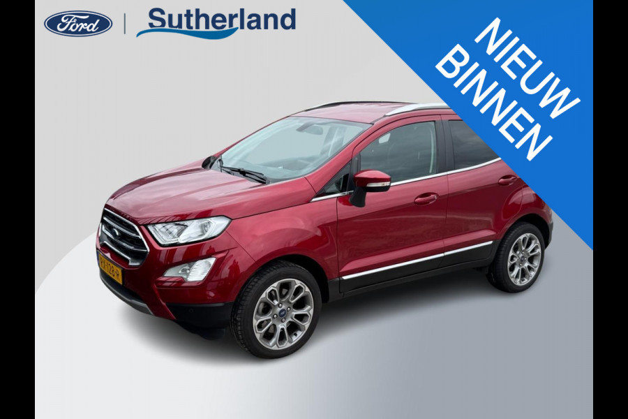 Ford EcoSport 1.0 EcoBoost Titanium | Trekhaak | Winter Pack | Navigatie + Bang&Olufsen audio| Achteruitrijcamera Ford EcoSport 1.0 EcoBoost Titanium | Trekhaak | Winter Pack | Navigatie + Bang&Olufsen audio| Achteruitrijcamera