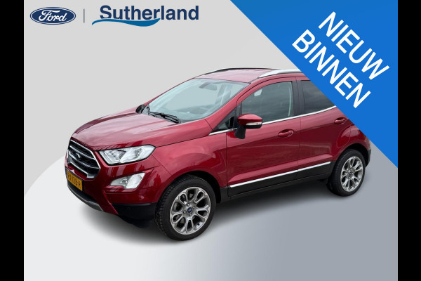 Ford EcoSport 1.0 EcoBoost Titanium | Trekhaak | Winter Pack | Navigatie + Bang&Olufsen audio| Achteruitrijcamera Ford EcoSport 1.0 EcoBoost Titanium | Trekhaak | Winter Pack | Navigatie + Bang&Olufsen audio| Achteruitrijcamera