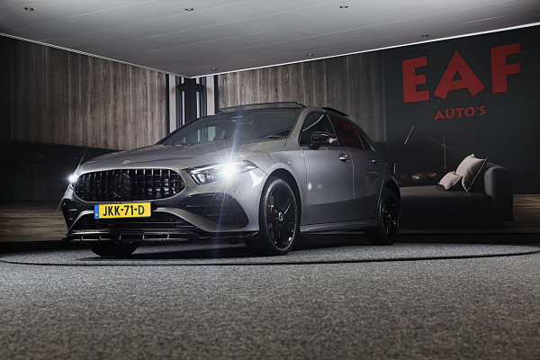 Mercedes-Benz A-Klasse 250 e AMG 45 Look / Memory / Elek Stoelen / Acc / Head Up / 360 Camera / Pano / 19 Inch Mercedes-Benz A-Klasse 250 e AMG 45 Look / Memory / Elek Stoelen / Acc / Head Up / 360 Camera / Pano / 19 Inch