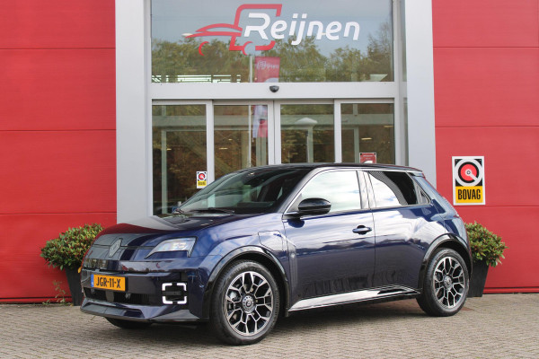 Renault 5 150PK COMFORT RANGE ROLAND-GARROS 52 kWh | NAVIGATIE SYSTEEM MET GOOGLE INTERGRATIE | HARMAN KARDON PREMIUM AUDIO | FULL LED KOPLAMPEN MET MICRO-OPTICS EN FRANSE VLAG | 10"R-LINK MULTIMEDIA | 18"GRONO LICHTMETALEN VELGEN | TWO-TONE CAROSSERIE KLEUR I.C.M. WARM TITANIUM DAKLIJSTEN | ELEKTRISCH VERWARMDE VOOR STOELEN / STUUR | BESTUURDERSSTOEL MET ELEKTRISCH VERSTELBARE LENDESTEUN | AUTOMATISCH INPARKEREN | FLANK GUARD PROTECTION | ADAPTIEVE CRUISE CONTROL MET STOP & GO | ACHTERUITRIJCAMERA | PRIVATIE GLASS | SFEERVERLICHTING IN DIVERSE KLEUREN |