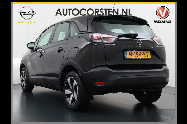Opel Crossland T 131PK AUT-6 Apple Carplay Android Auto Navi* Ecc Cruise Control Camera Stoel+Stuurverwarming Pdc Elegance DAB Bluetooth Lane Assist Led Winter Pakket Parkeer Pakket Mooie en complete Opel Crossland! € 32.000 nieuw! EURO6