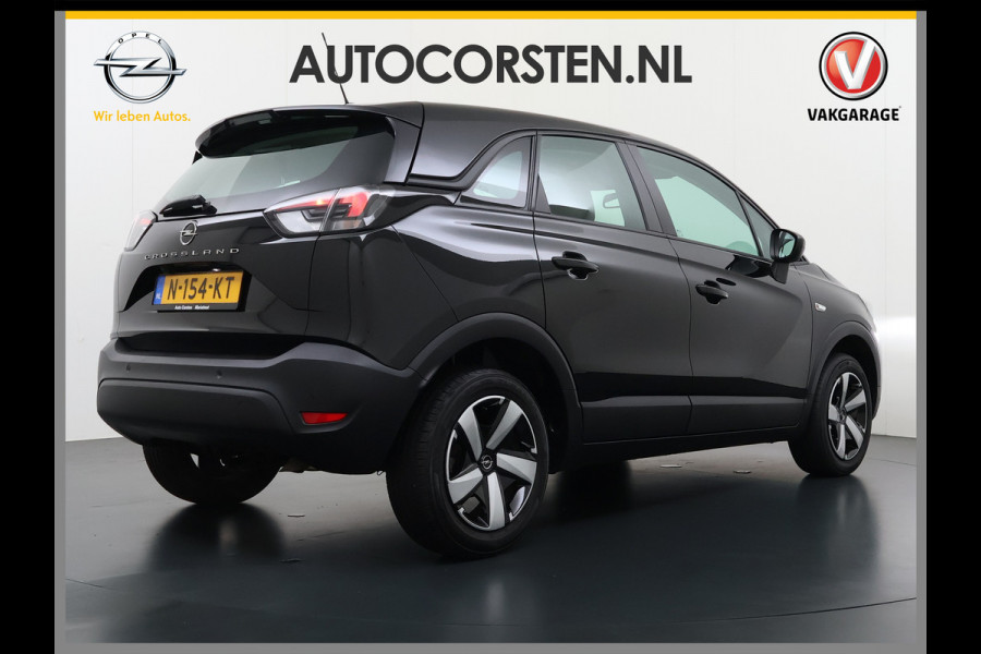 Opel Crossland T 131PK AUT-6 Apple Carplay Android Auto Navi* Ecc Cruise Control Camera Stoel+Stuurverwarming Pdc Elegance DAB Bluetooth Lane Assist Led Winter Pakket Parkeer Pakket Mooie en complete Opel Crossland! € 32.000 nieuw! EURO6