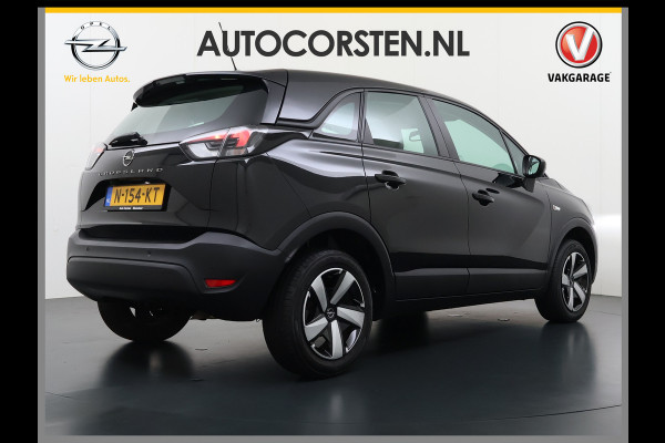 Opel Crossland T 131PK AUT-6 Apple Carplay Android Auto Navi* Ecc Cruise Control Camera Stoel+Stuurverwarming Pdc Elegance DAB Bluetooth Lane Assist Led Winter Pakket Parkeer Pakket Mooie en complete Opel Crossland! € 32.000 nieuw! EURO6
