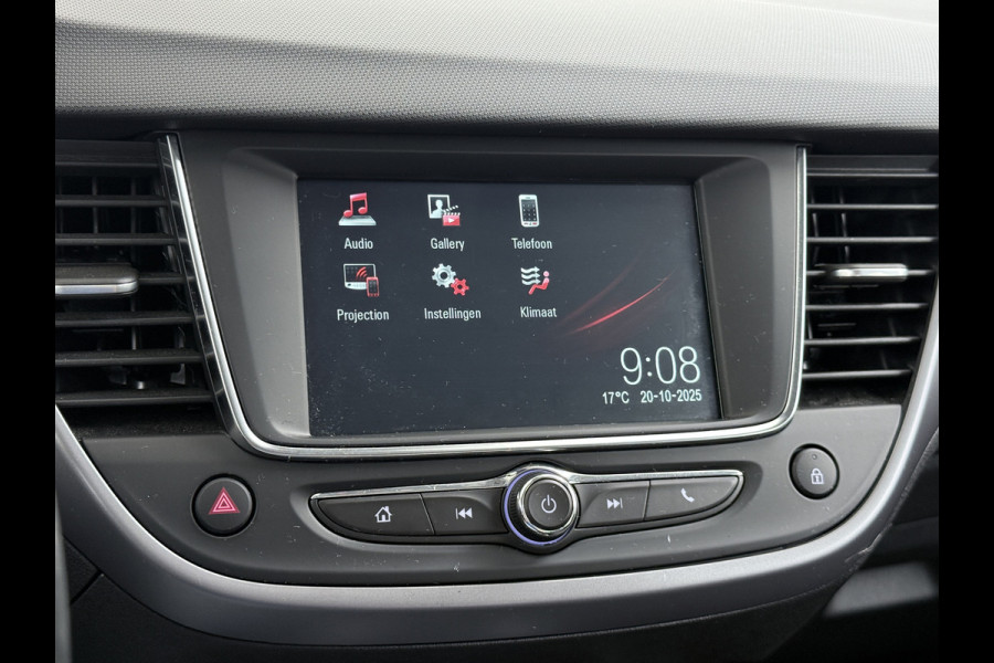 Opel Crossland T 131PK AUT-6 Apple Carplay Android Auto Navi* Ecc Cruise Control Camera Stoel+Stuurverwarming Pdc Elegance DAB Bluetooth Lane Assist Led Winter Pakket Parkeer Pakket Mooie en complete Opel Crossland! € 32.000 nieuw! EURO6