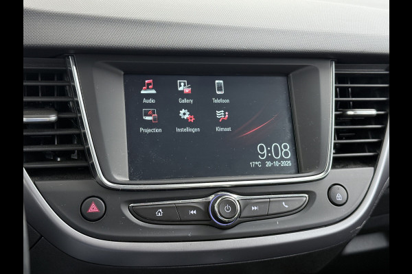 Opel Crossland T 131PK AUT-6 Apple Carplay Android Auto Navi* Ecc Cruise Control Camera Stoel+Stuurverwarming Pdc Elegance DAB Bluetooth Lane Assist Led Winter Pakket Parkeer Pakket Mooie en complete Opel Crossland! € 32.000 nieuw! EURO6