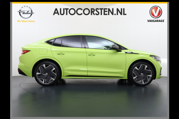 Škoda Enyaq Coupé iV *GERESERVEERD* 82 RS 300PK 4WD Pano-Dak Lmv 21" W-pomp Led-Matrix Adaptive-Cr Sportst-+Elektr+Geheugen+Verwarmd Camera Leer/Alcantara Navi Ecc  Adaptive-Onderstel Keyless Elektrische Achterklep DAB Stoelverwarming V+A   Premium Audio Stuurverwarming AWD Origineel Nederlandse Auto in Nieuwstaat ! 1e Eigenaar Nieuwprijs €63.880,- Škoda Enyaq Coupé iV *GERESERVEERD* 82 RS 300PK 4WD Pano-Dak Lmv 21" W-pomp Led-Matrix Adaptive-Cr Sportst-+Elektr+Geheugen+Verwarmd Camera Leer/Alcantara Navi Ecc  Adaptive-Onderstel Keyless Elektrische Achterklep DAB Stoelverwarming V+A   Premium Audio Stuurverwarming AWD Origineel Nederlandse Auto in Nieuwstaat ! 1e Eigenaar Nieuwprijs €63.880,-