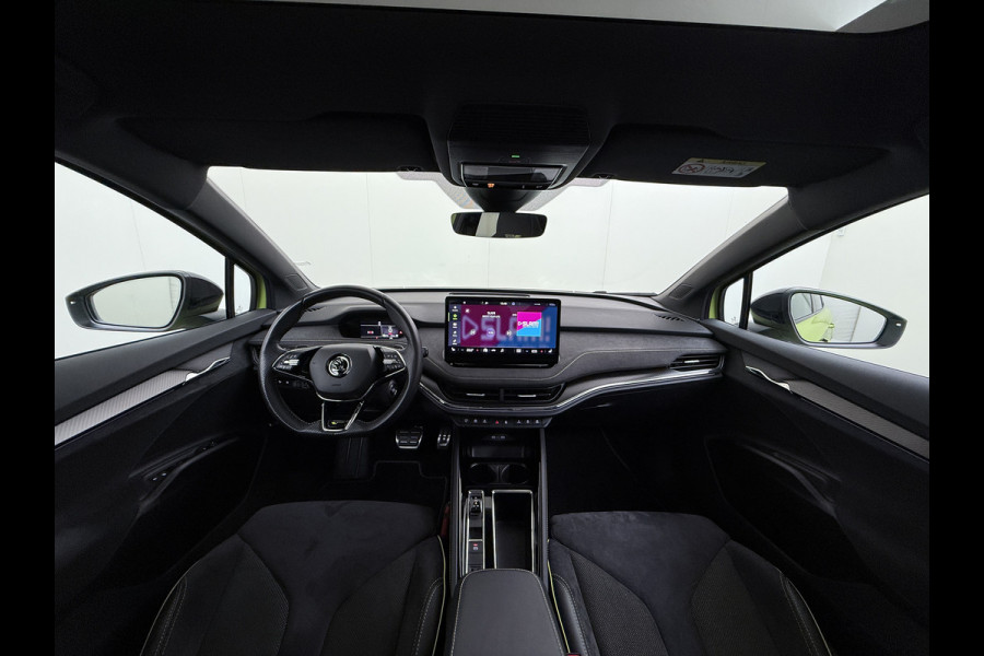 Škoda Enyaq Coupé iV *GERESERVEERD* 82 RS 300PK 4WD Pano-Dak Lmv 21" W-pomp Led-Matrix Adaptive-Cr Sportst-+Elektr+Geheugen+Verwarmd Camera Leer/Alcantara Navi Ecc  Adaptive-Onderstel Keyless Elektrische Achterklep DAB Stoelverwarming V+A   Premium Audio Stuurverwarming AWD Origineel Nederlandse Auto in Nieuwstaat ! 1e Eigenaar Nieuwprijs €63.880,- Škoda Enyaq Coupé iV *GERESERVEERD* 82 RS 300PK 4WD Pano-Dak Lmv 21" W-pomp Led-Matrix Adaptive-Cr Sportst-+Elektr+Geheugen+Verwarmd Camera Leer/Alcantara Navi Ecc  Adaptive-Onderstel Keyless Elektrische Achterklep DAB Stoelverwarming V+A   Premium Audio Stuurverwarming AWD Origineel Nederlandse Auto in Nieuwstaat ! 1e Eigenaar Nieuwprijs €63.880,-