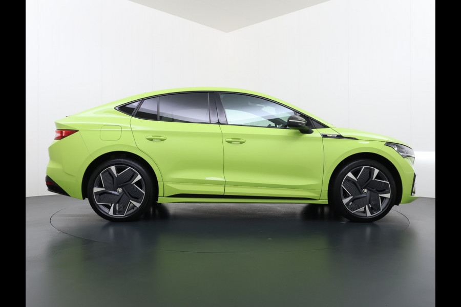 Škoda Enyaq Coupé iV *GERESERVEERD* 82 RS 300PK 4WD Pano-Dak Lmv 21" W-pomp Led-Matrix Adaptive-Cr Sportst-+Elektr+Geheugen+Verwarmd Camera Leer/Alcantara Navi Ecc  Adaptive-Onderstel Keyless Elektrische Achterklep DAB Stoelverwarming V+A   Premium Audio Stuurverwarming AWD Origineel Nederlandse Auto in Nieuwstaat ! 1e Eigenaar Nieuwprijs €63.880,- Škoda Enyaq Coupé iV *GERESERVEERD* 82 RS 300PK 4WD Pano-Dak Lmv 21" W-pomp Led-Matrix Adaptive-Cr Sportst-+Elektr+Geheugen+Verwarmd Camera Leer/Alcantara Navi Ecc  Adaptive-Onderstel Keyless Elektrische Achterklep DAB Stoelverwarming V+A   Premium Audio Stuurverwarming AWD Origineel Nederlandse Auto in Nieuwstaat ! 1e Eigenaar Nieuwprijs €63.880,-