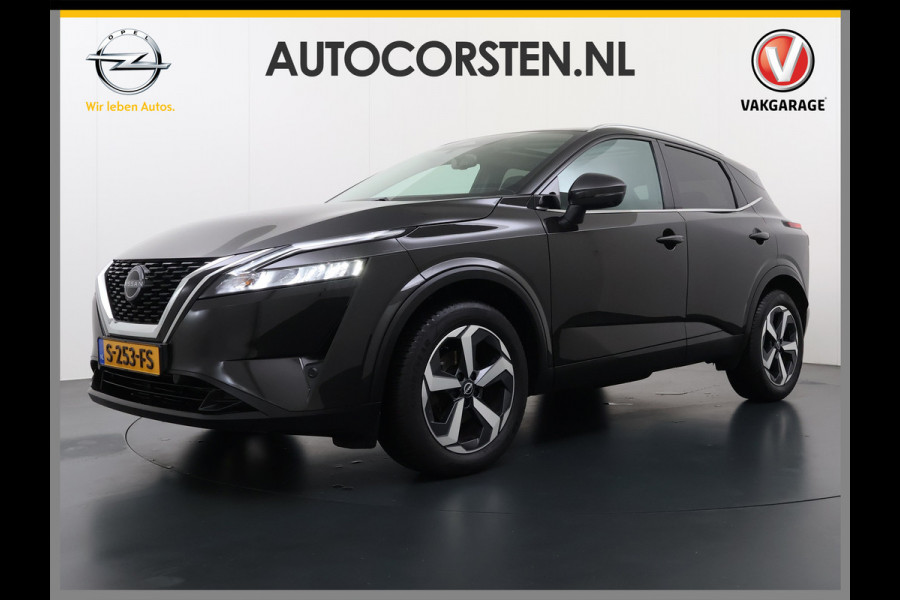 Nissan QASHQAI AUT T 158PK MHEV N-Connecta Pano-dak 360°Camera Adaptieve Cruise Hybrid Apple Carplay Android Auto Navi Ecc Pdc DAB Lmv Led Bluetooth Privacy Glas Wifi Xtronic N-Connecta Origineel Nederlandse Auto Nieuwprijs van €44.540,-