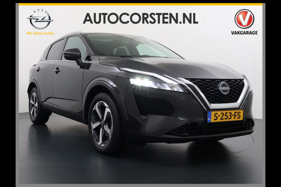 Nissan QASHQAI AUT T 158PK MHEV N-Connecta Pano-dak 360°Camera Adaptieve Cruise Hybrid Apple Carplay Android Auto Navi Ecc Pdc DAB Lmv Led Bluetooth Privacy Glas Wifi Xtronic N-Connecta Origineel Nederlandse Auto Nieuwprijs van €44.540,-