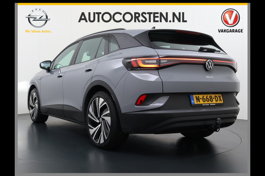 Volkswagen ID.4 77kWh SOH 92% 21"LM Trekhaak Adap.Cruise + stop&go Apple Carplay Android Auto Navi Life Ecc Pdc Stoelverwarming Front assist Bluetooth Connected services Led Rijstrooksensor Wifi 1e Eigenaar Origineel Nederlandse Auto 1.000KG Trekvermogen