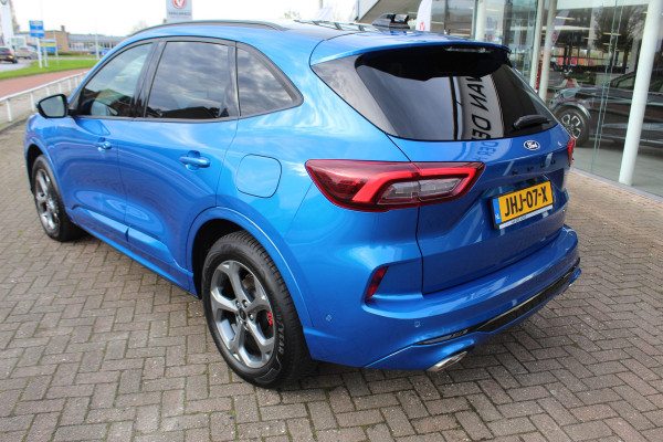 Ford Kuga 2.5-243pk PHEV ST-Line X. 2100kg trekgewicht ! Nieuw Model ! Van €. 54.937,- voor €. 43.735,- ! Trekgewicht van 2.100kg ! Elektr. verstelb. AGR stoelen voor, Stoel-, stuur-, voorraam- en achterbank verwarming, Elektr. panorama/schuif-kanteldak , Trekhaak wegklapbaar,