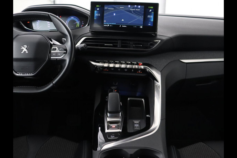 Peugeot 3008 1.6 HYbrid 225 Allure | Stoelverwarming | Camera | Half leder | Carplay | Navigatie | Full LED | Parkeerhulp | Digital Cockpit | Cruise control | PHEV