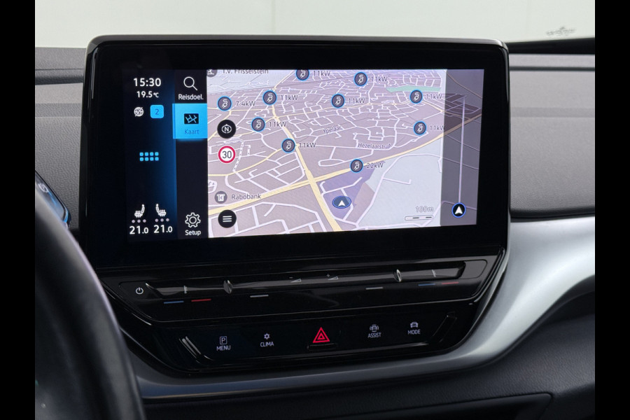 Volkswagen ID.4 77kWh SOH 92% 21"LM Trekhaak Adap.Cruise + stop&go Apple Carplay Android Auto Navi Life Ecc Pdc Stoelverwarming Front assist Bluetooth Connected services Led Rijstrooksensor Wifi 1e Eigenaar Origineel Nederlandse Auto 1.000KG Trekvermogen