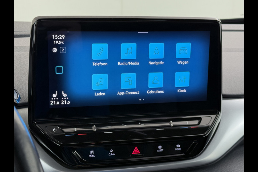 Volkswagen ID.4 77kWh SOH 92% 21"LM Trekhaak Adap.Cruise + stop&go Apple Carplay Android Auto Navi Life Ecc Pdc Stoelverwarming Front assist Bluetooth Connected services Led Rijstrooksensor Wifi 1e Eigenaar Origineel Nederlandse Auto 1.000KG Trekvermogen