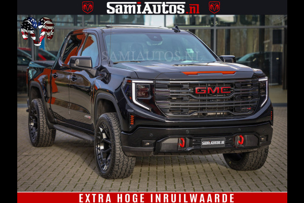 GMC Sierra AT4 6.2 V8 | Alle opties | Dubbele Cabine met Royale 5 Zitplaatsen | BPM vrij | Nu Leverbaar uit Voorraad | Voorraad Nr 248378 |