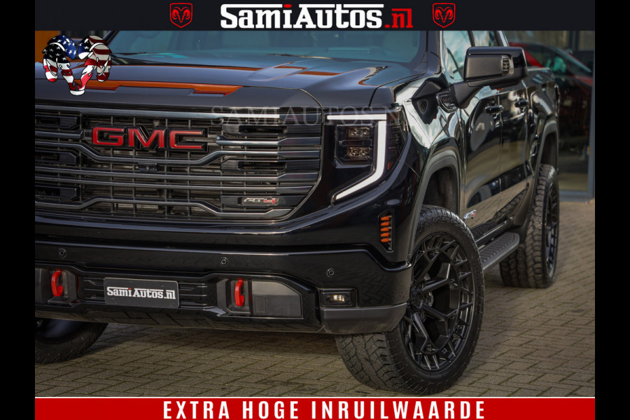 GMC Sierra AT4 6.2 V8 | Alle opties | Dubbele Cabine met Royale 5 Zitplaatsen | BPM vrij | Nu Leverbaar uit Voorraad | Voorraad Nr 248378 |